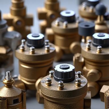 Various ball valves, gate valves, and controls.