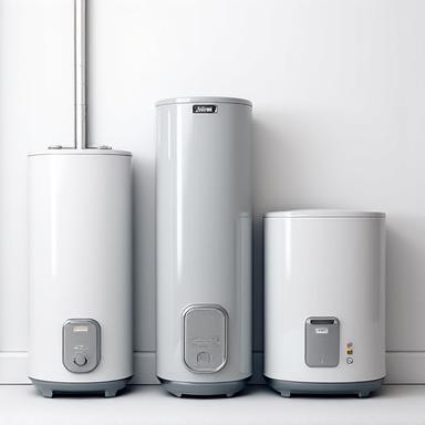 Tank and tankless water heaters.